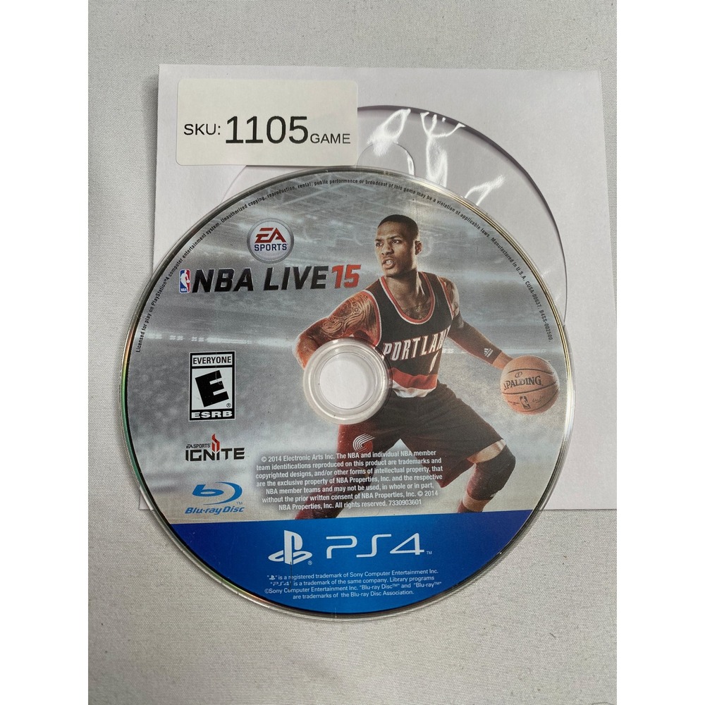 NBA Live 15 Sony PlayStation 4